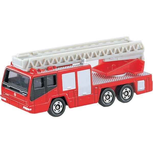 TOMICA NO.108 MORITA HINO AERIAL LADDER FIRE TRUCK 1:39 SCALE - Tomica Morita Hino Fire Truck