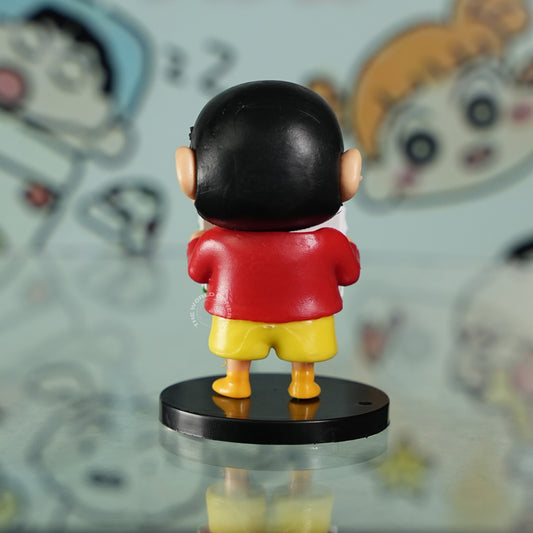 Shinchan with Book Figurine