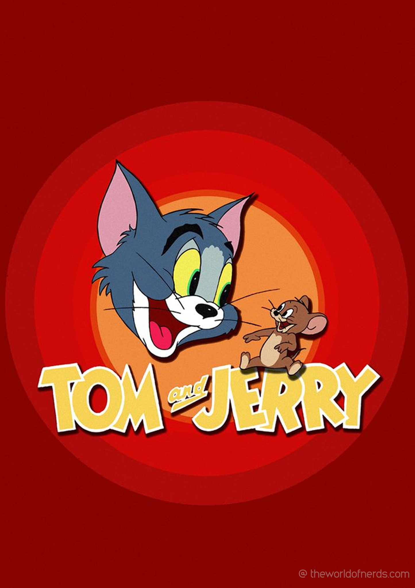 Tom and Jerry A3+ HD Cartoon Wall Poster - The World Of Nerds