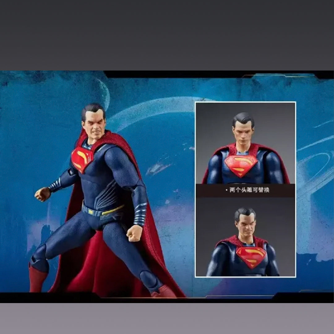 Superman Action Figure – Premium Poseable Collectible with Fabric Cape