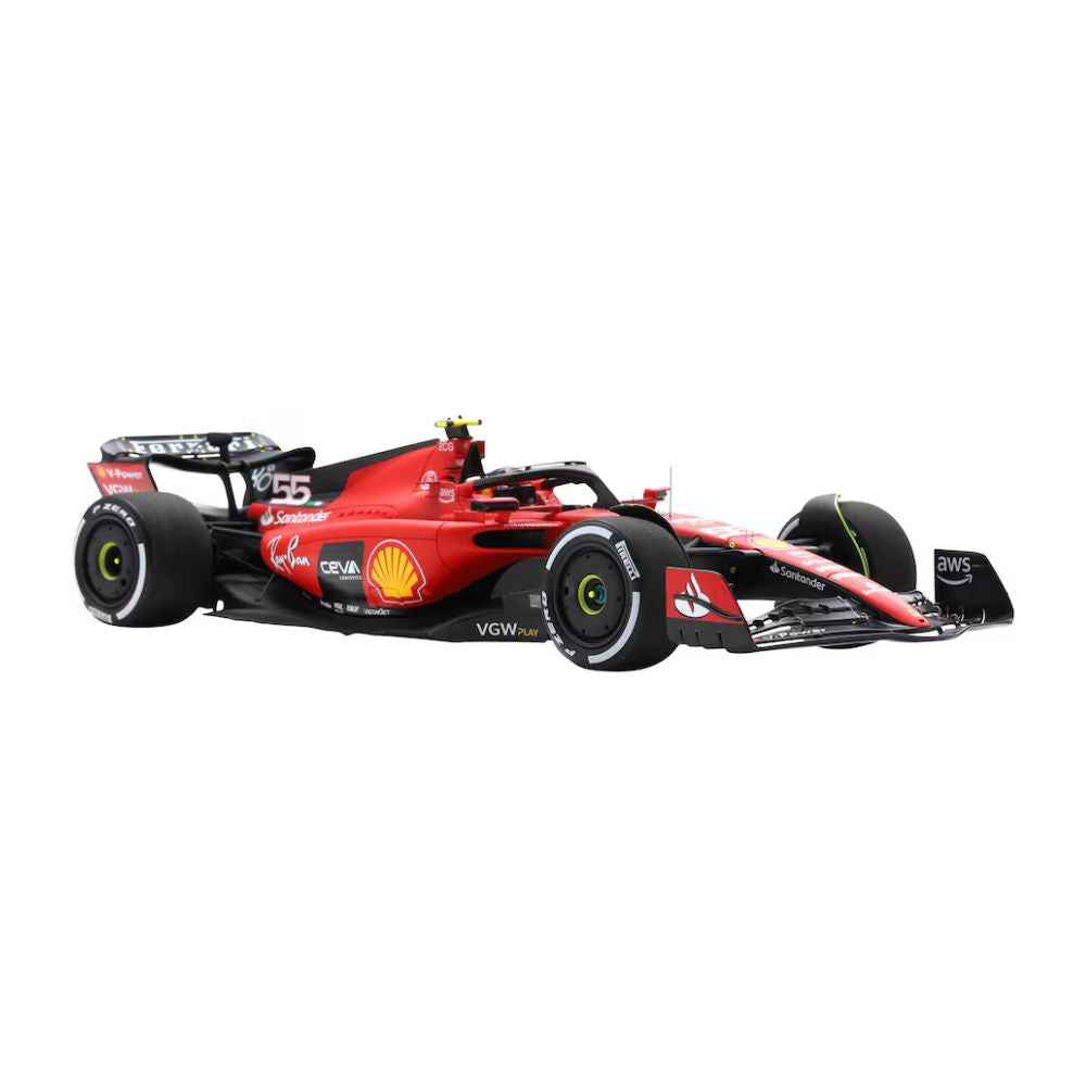 BBURAGO Ferrari SF-23 1:24 Scale - Carlos Sainz F1 Model 2023