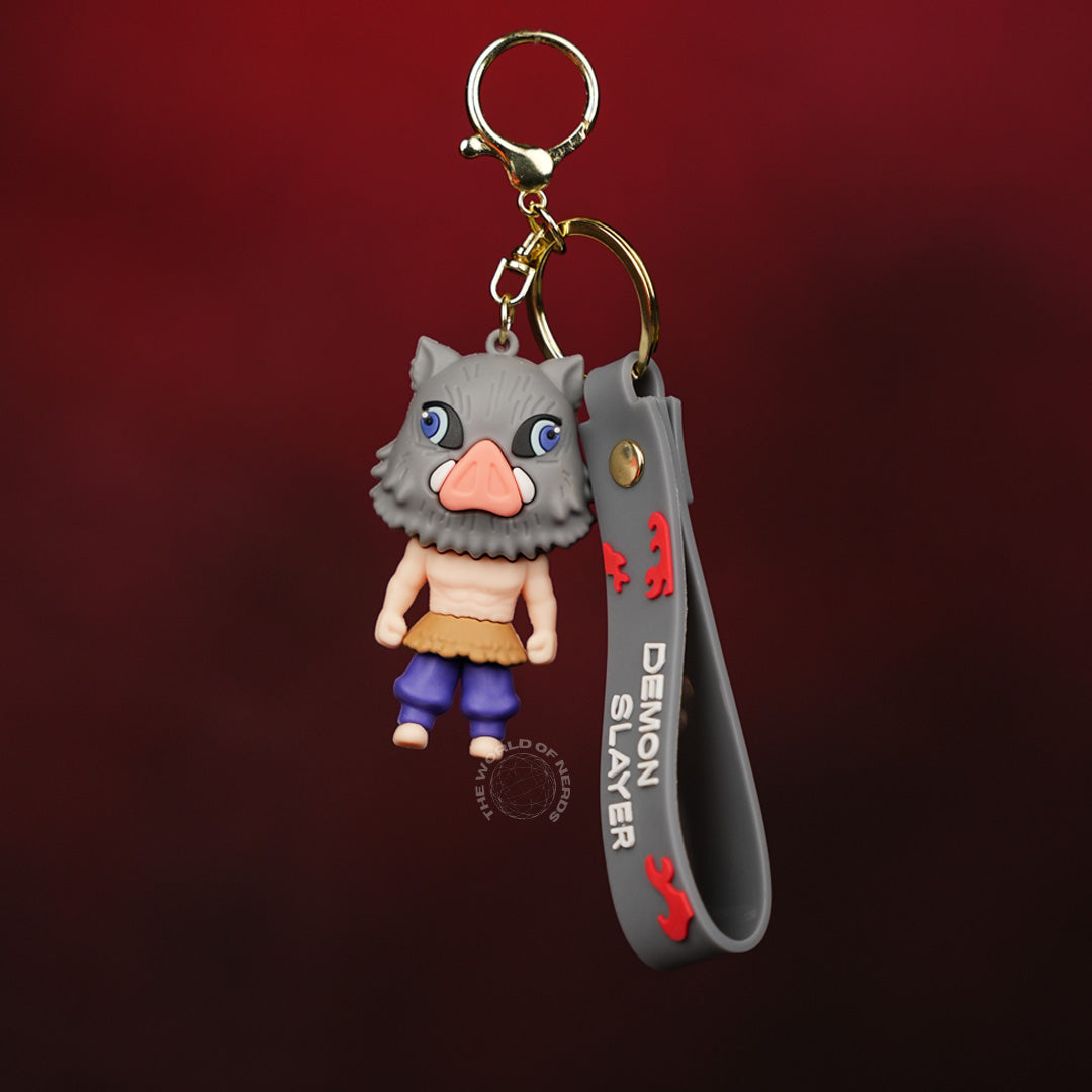 Inosuke Hashibira Boar Mask Anime Keychain