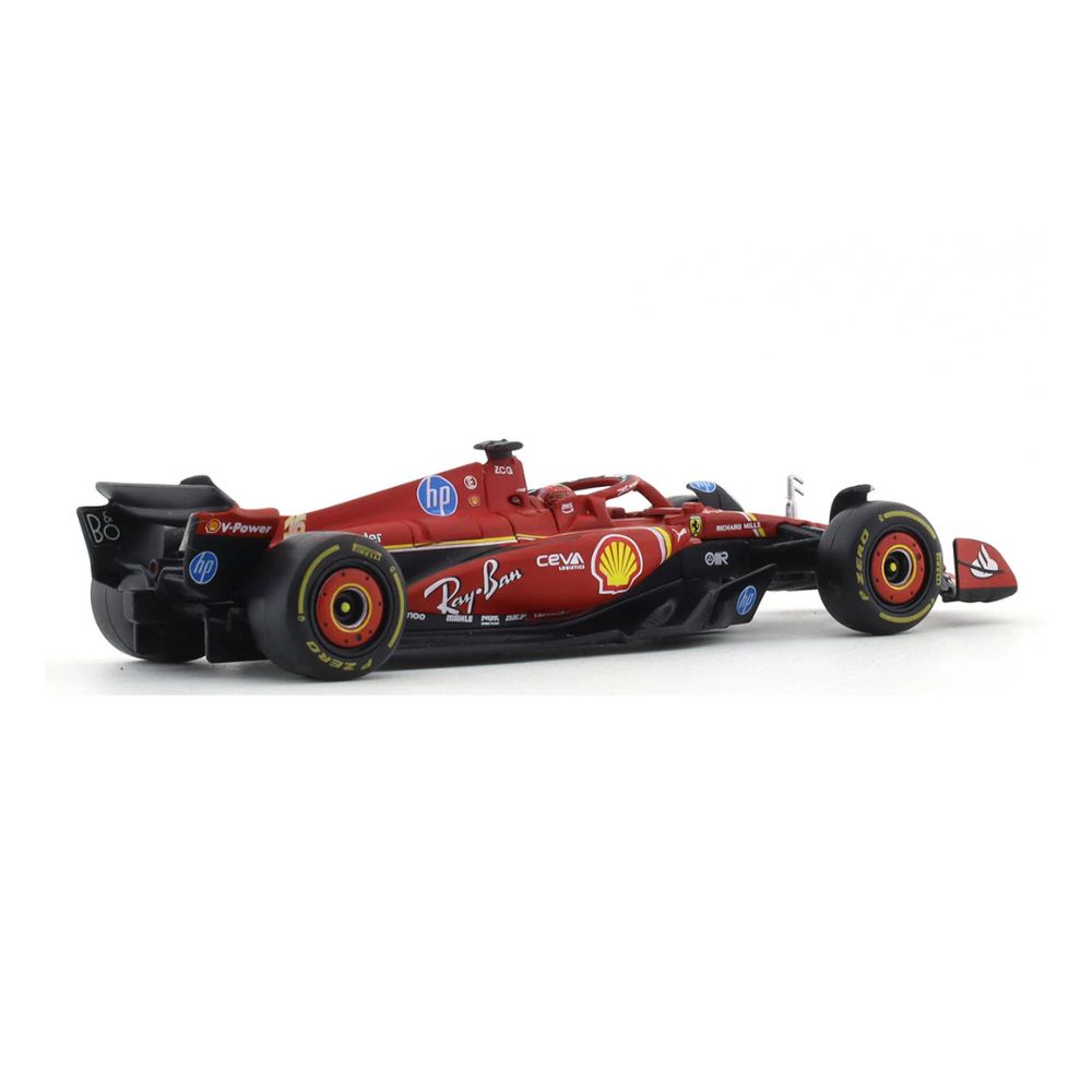BBURAGO FERRARI SF - 24 C. LECLERC SCALE - 1:43