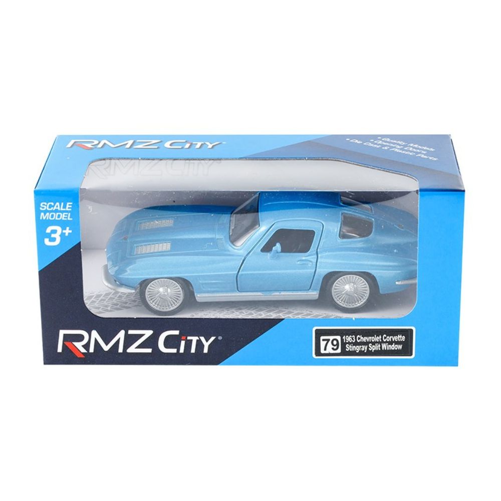 RMZ CITY 1963 CHEVROLET CORVETTE STINGRAY SPLIT WINDOW PULLBACK SCALE - 1:32
