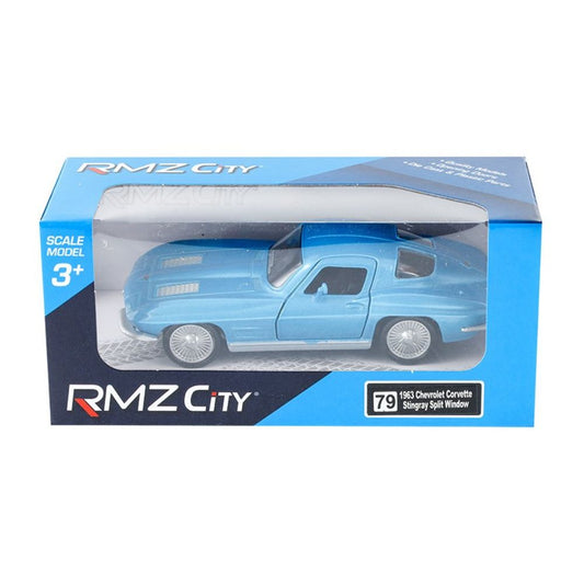 RMZ CITY 1963 CHEVROLET CORVETTE STINGRAY SPLIT WINDOW PULLBACK SCALE - 1:32