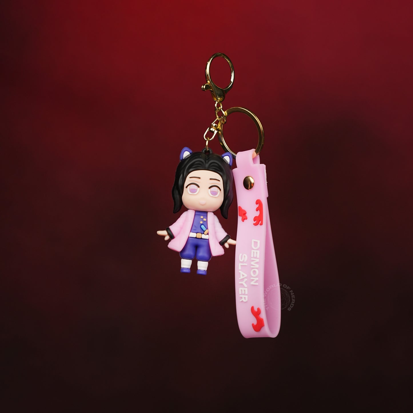 Shinobu Kocho Pink Chibi Keychain