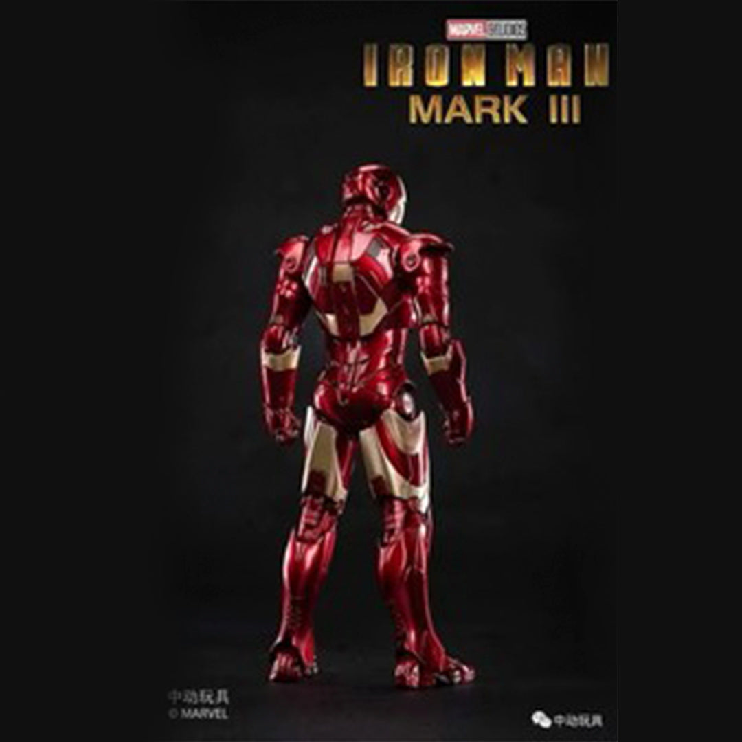 ZD Toys Iron Man Mark III Collectible Figure – Premium Metallic Finish with FX Parts - The World Of Nerds