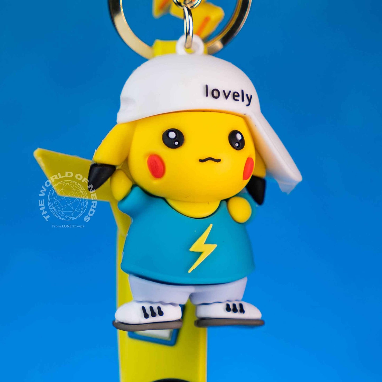 Pokemon Pikachu Baseball Cap Keychain