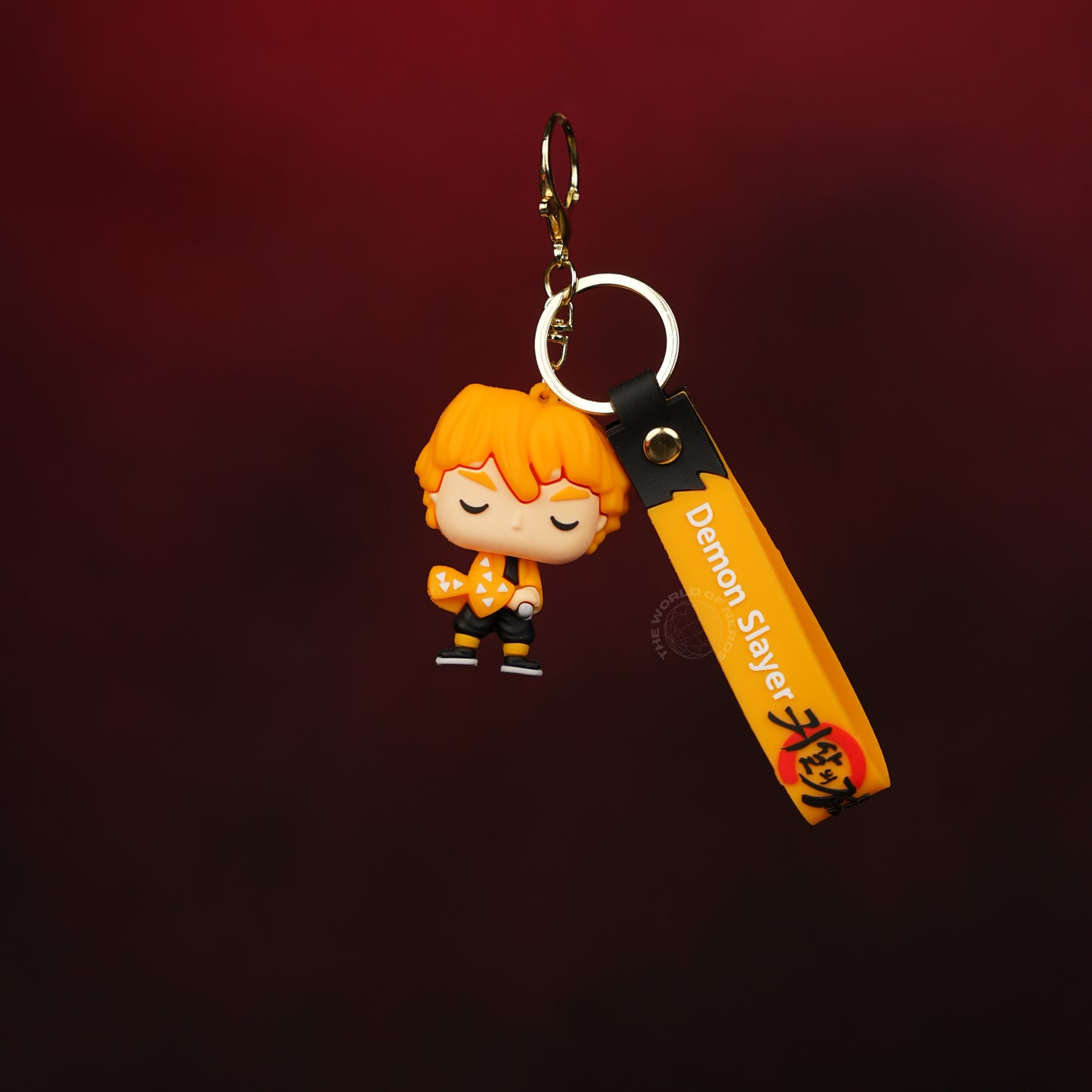 Zenitsu Agatsuma Sleeping Thunder Pose Keychain