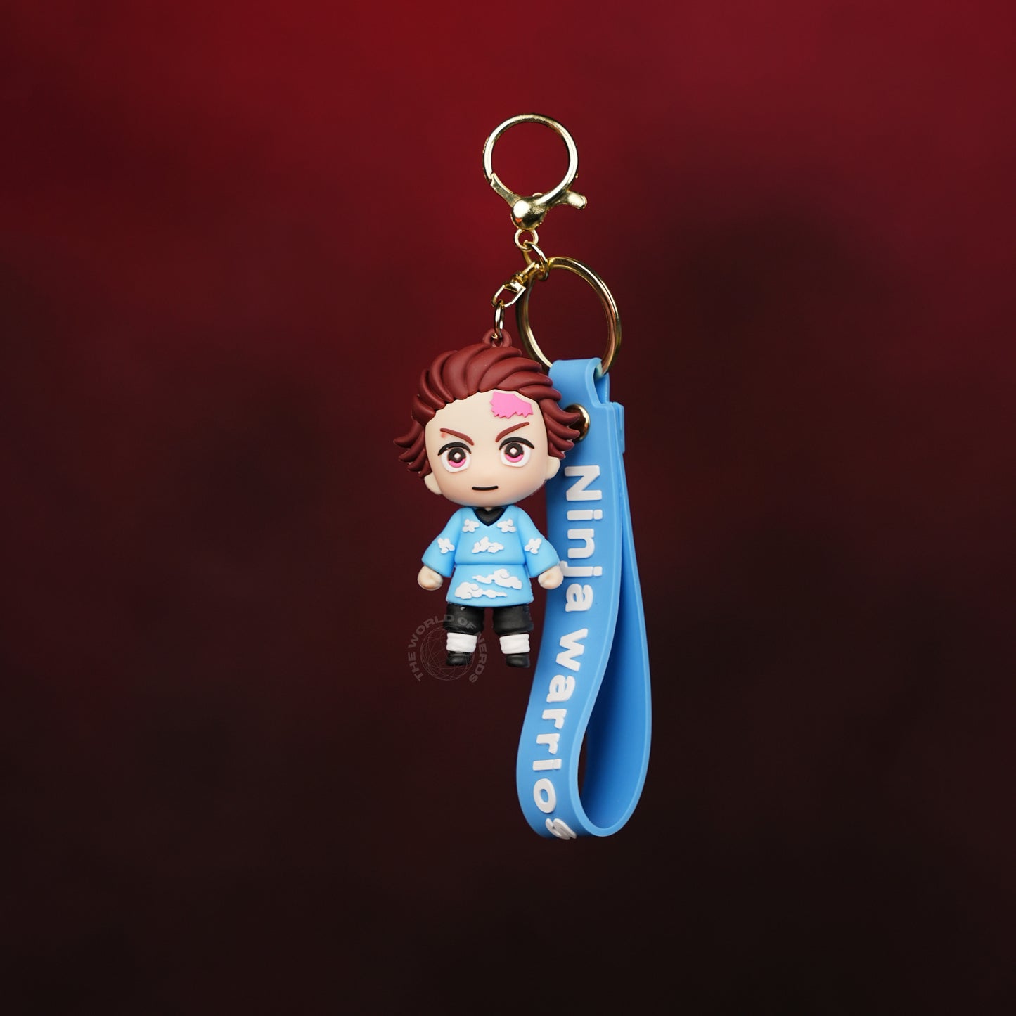 Tanjiro Kamado Casual Chibi Anime Keychain