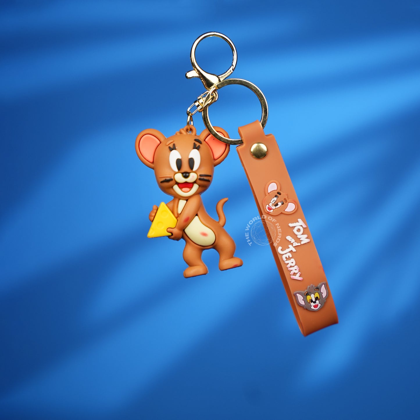 Jerry Cheese Cartoon Strap Keychain