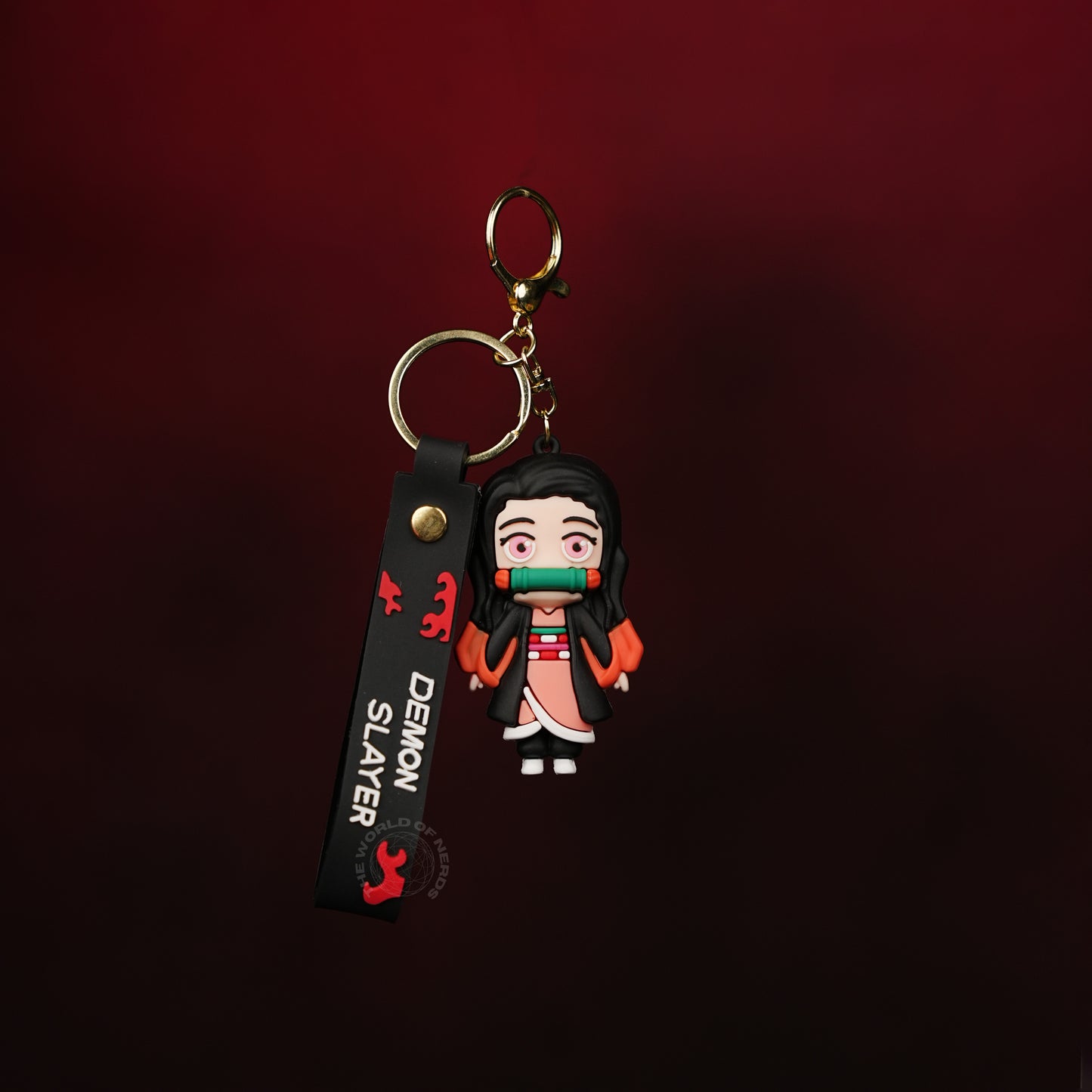 Nezuko Kamado Classic Anime Chibi Keychain