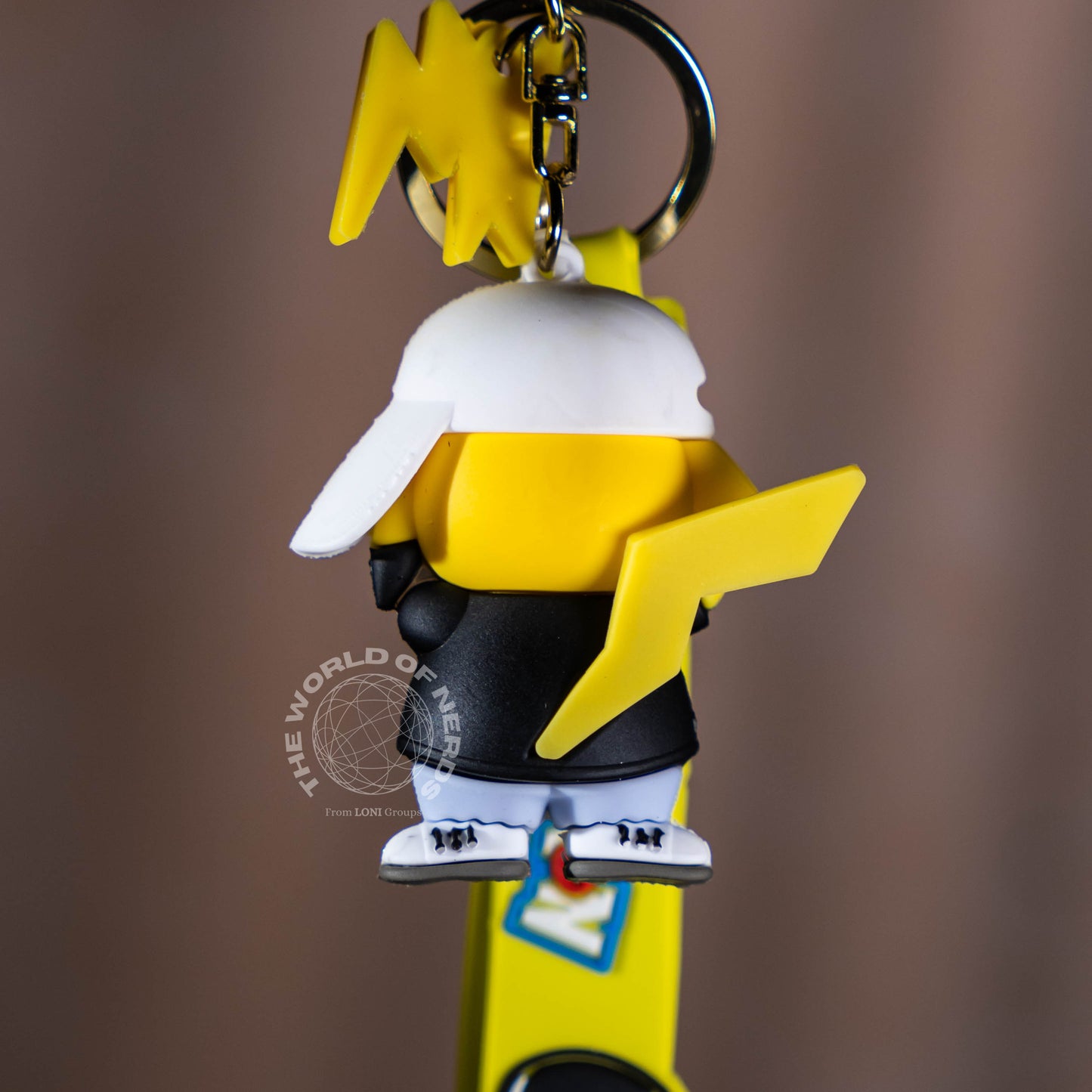 POKEMON PIKACHU WITH BASE BALL CAP KEYCHAIN