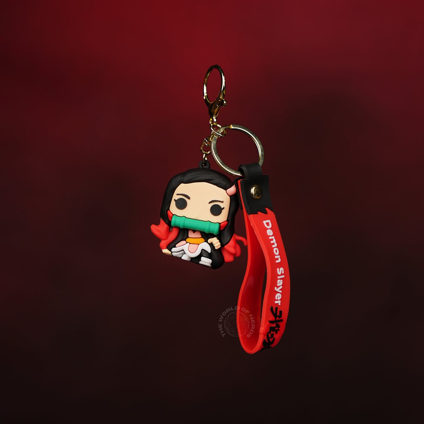 Nezuko Kamado Cute Chibi Anime Keychain