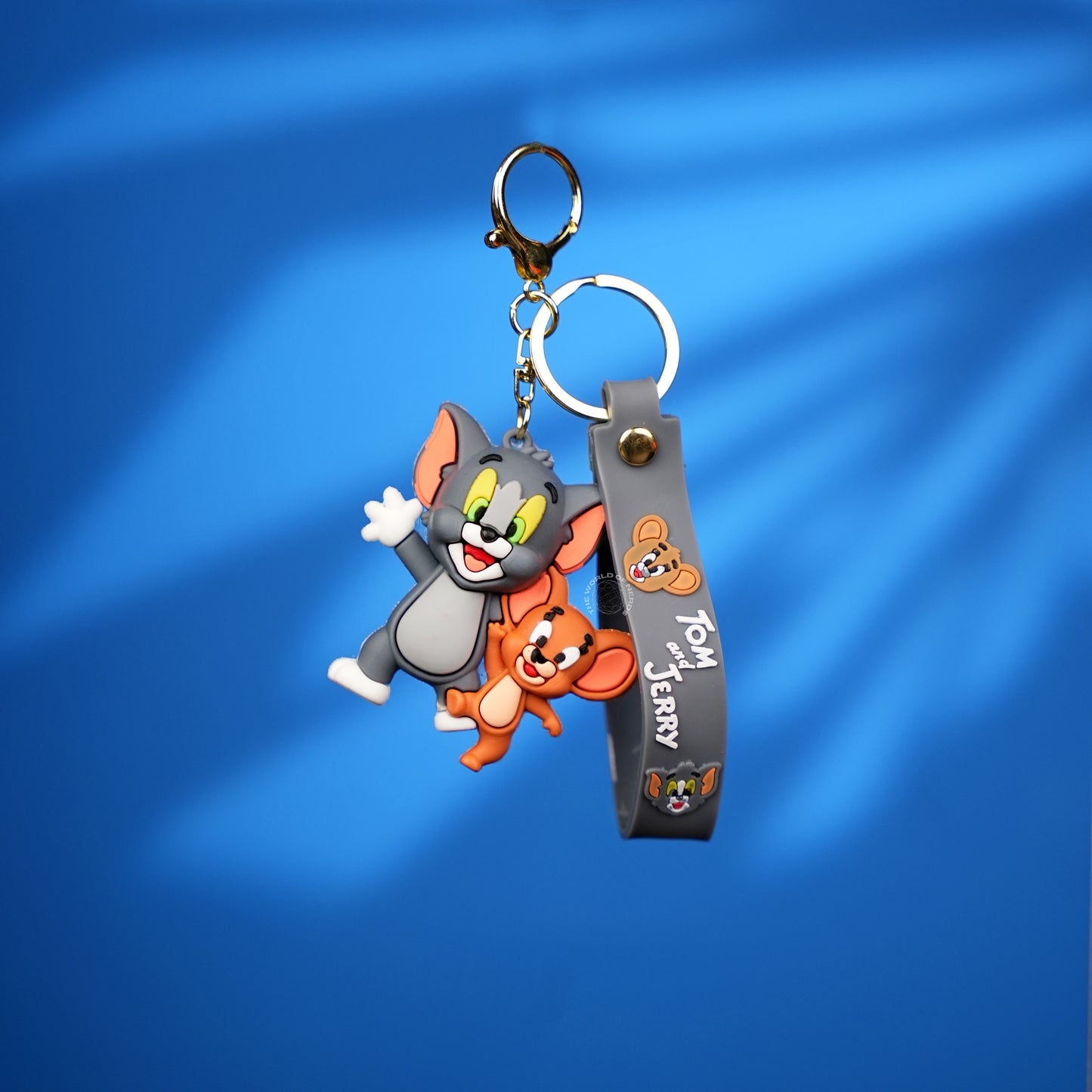 Tom & Jerry Waving Duo Strap Keychain
