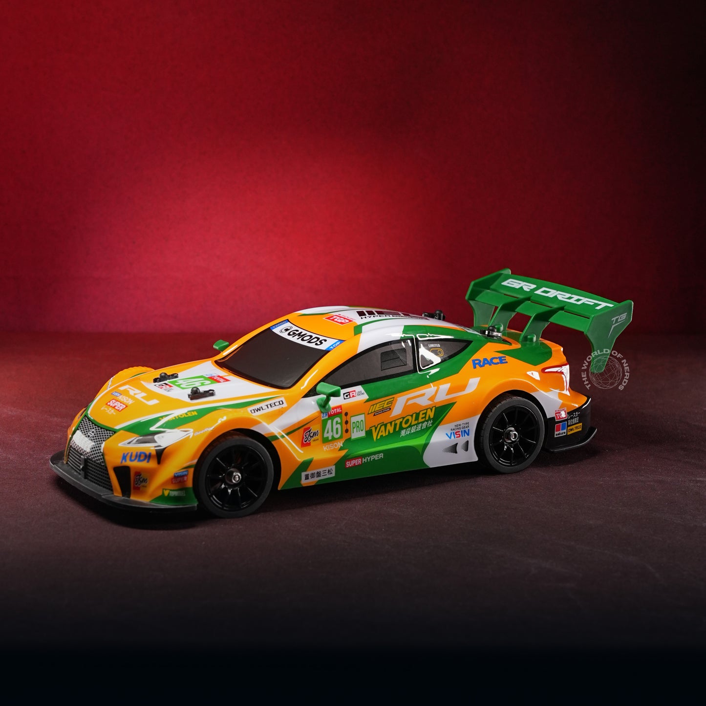 Top Gear 4WD RC Drift Car – #46 Vantolen Pro Edition