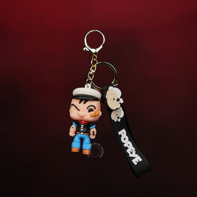 Popeye Cartoon Keychain