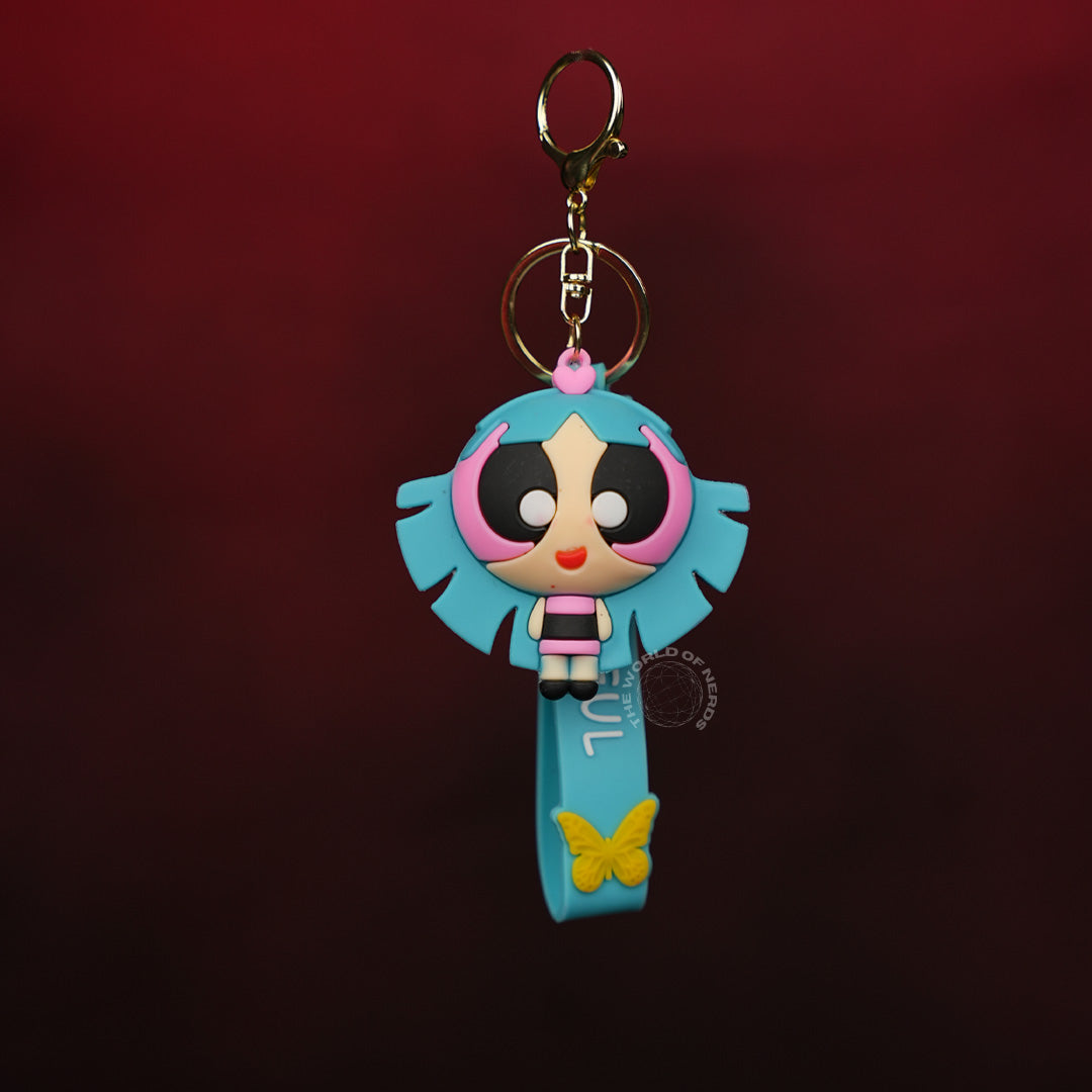 Blossom Powerpuff Girls Keychain