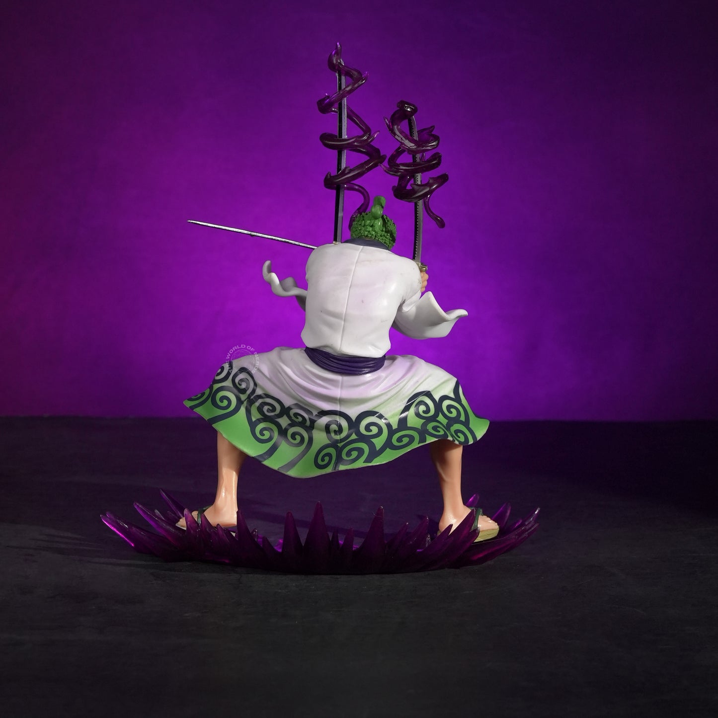 Zoro Sandai Kitetsu LED Neon Wooden Katana – Anime Cosplay & Display Sword