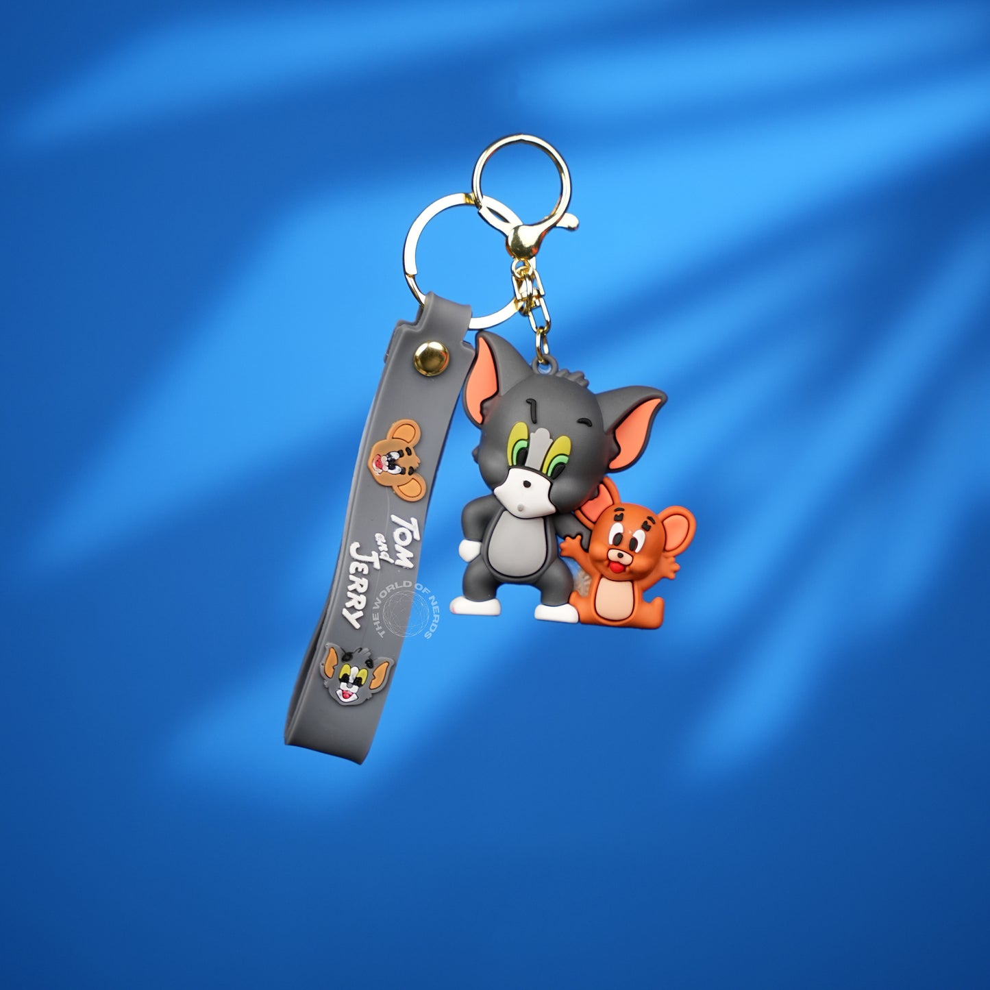 Tom & Jerry Playful Duo Strap Keychain