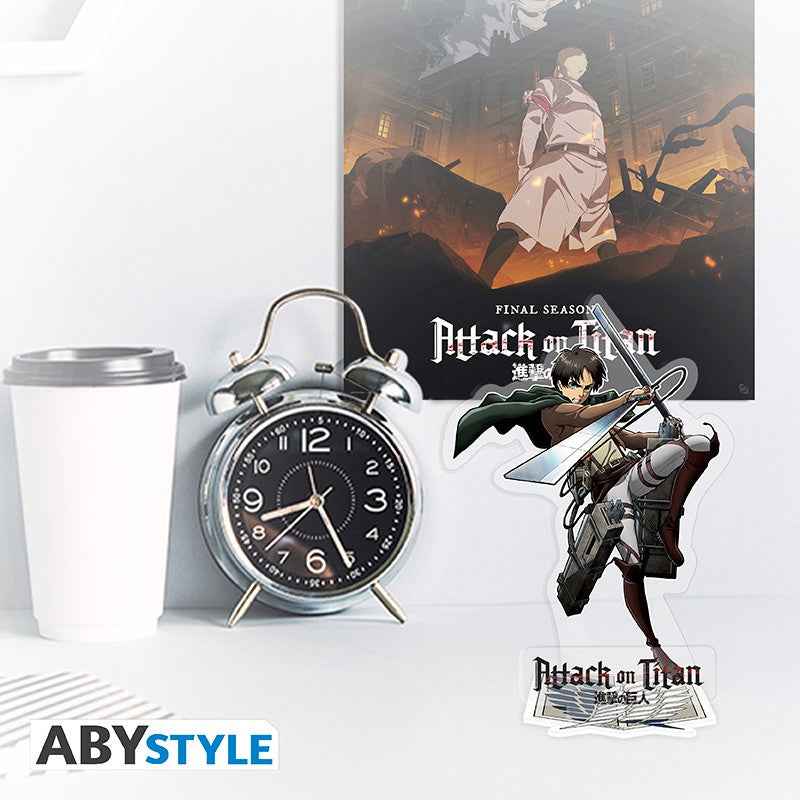 Season 3 Eren Acrylic Figure - Abystyle Attack on Titan Collectible