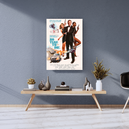 007 No Time To Die Art Poster A3+ Size - The World Of Nerds