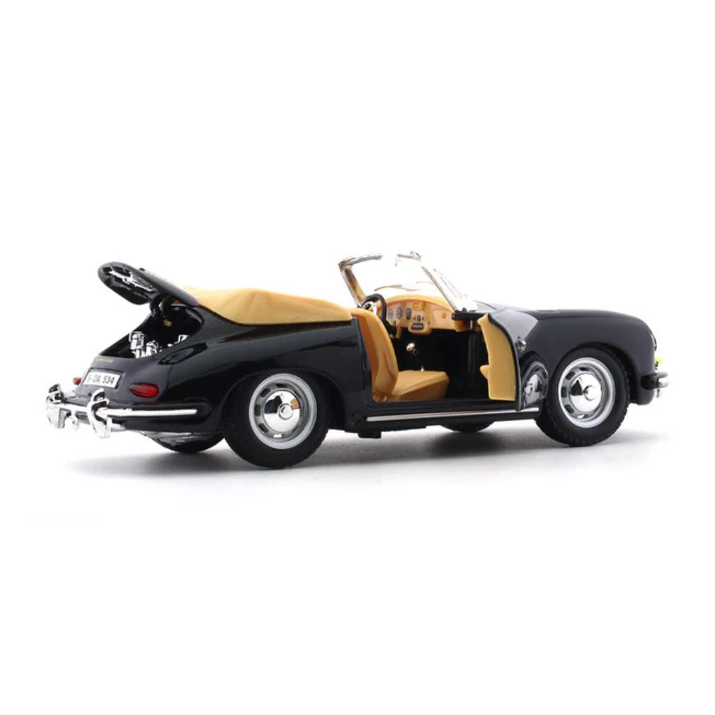BBURAGO PORSCHE 356B CABRIOLET 1961 SCALE - 1:24