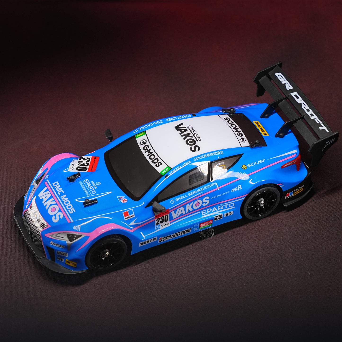High-Speed 4WD RC Racing Car – 30km/h Drift Machine with Lights & Controller