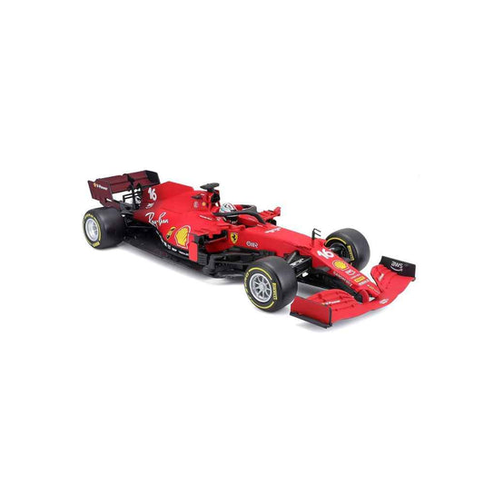BBURAGO Ferrari SF-23 Model Car - Charles Leclerc 2023 1:24 Scale for Collectors