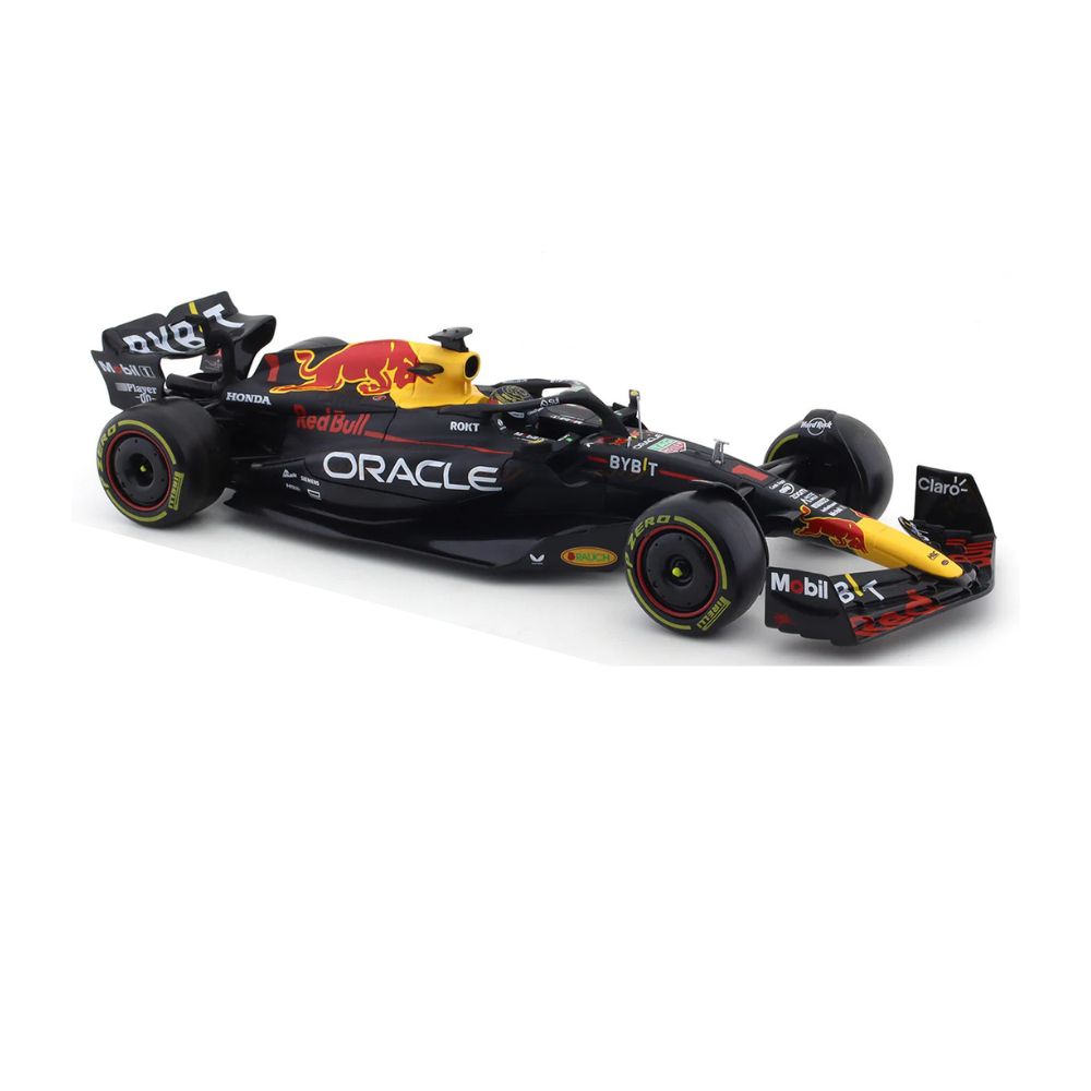 BBURAGO ORACLE REDBULL RACING RB19 WINNER ABU DHABI GRAND PRIX 2023 MAX VERSTAPPEN SCALE - 1:24