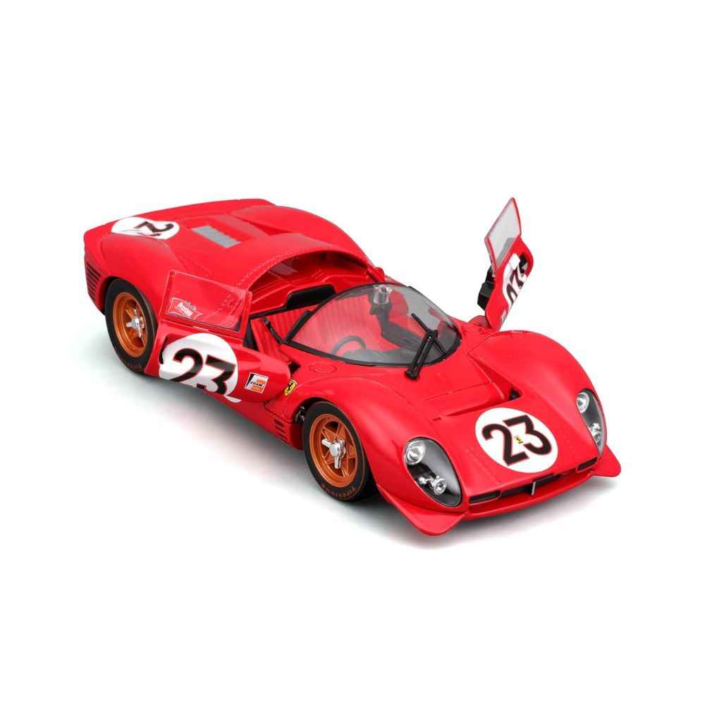 BBURAGO Ferrari 330 P4 1967 Scale Model 1:24 Collectible - Perfect BBURAGO Ferrari 330 P4 Scale Model for Collectors