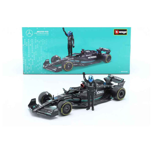 BBURAGO F1 W14 E PERFORMANCE #63 George Russell Scale Model - 1:24 Mercedes-AMG F1