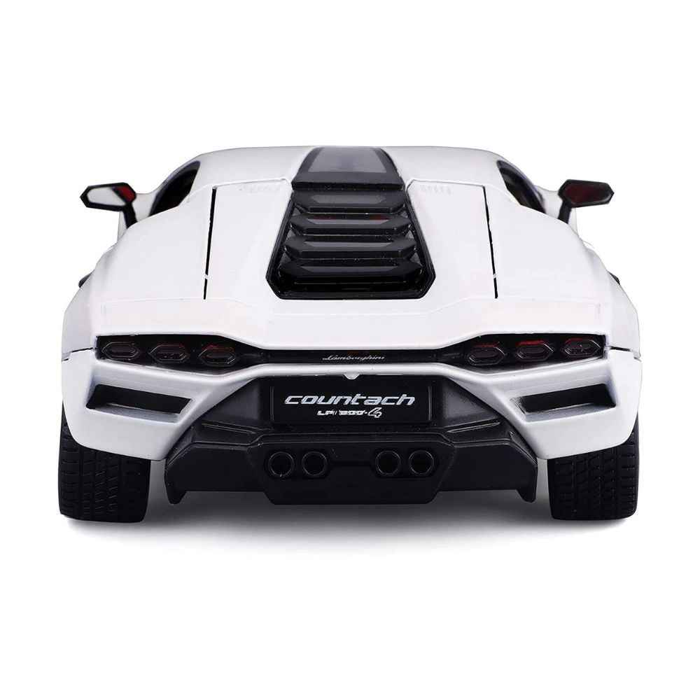 BBURAGO Lamborghini Countach 1:24 Scale - White Model LPI 800-4