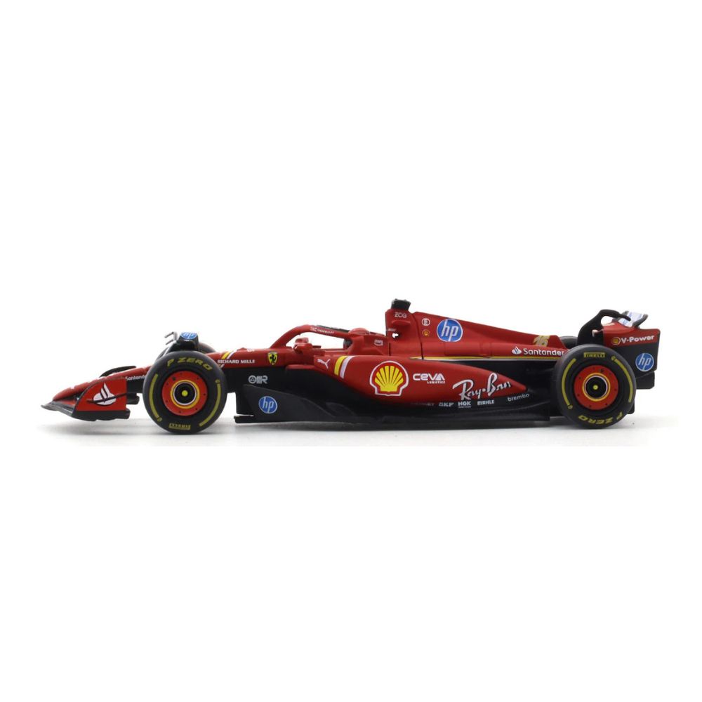 BBURAGO FERRARI SF - 24 C. LECLERC SCALE - 1:43