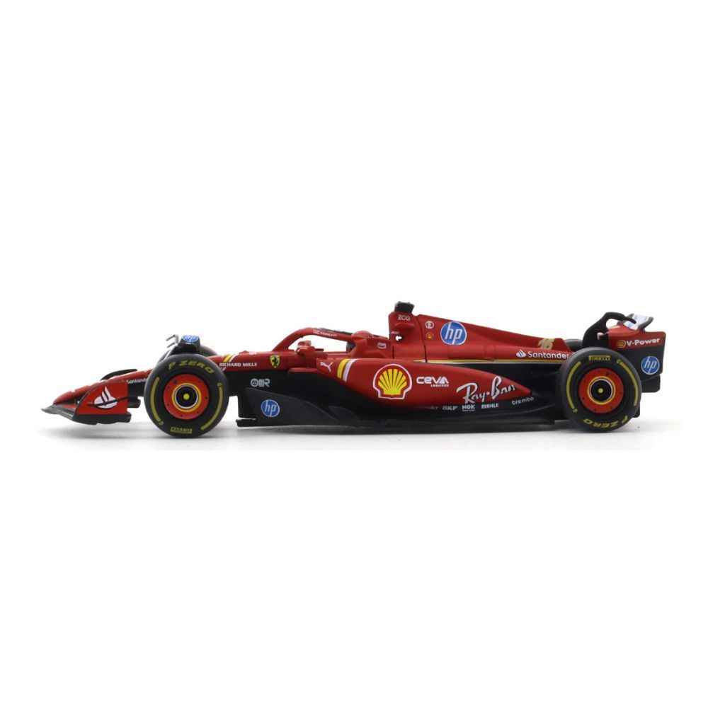 BBURAGO Ferrari SF 24 Leclerc 1:43 Scale Model Car