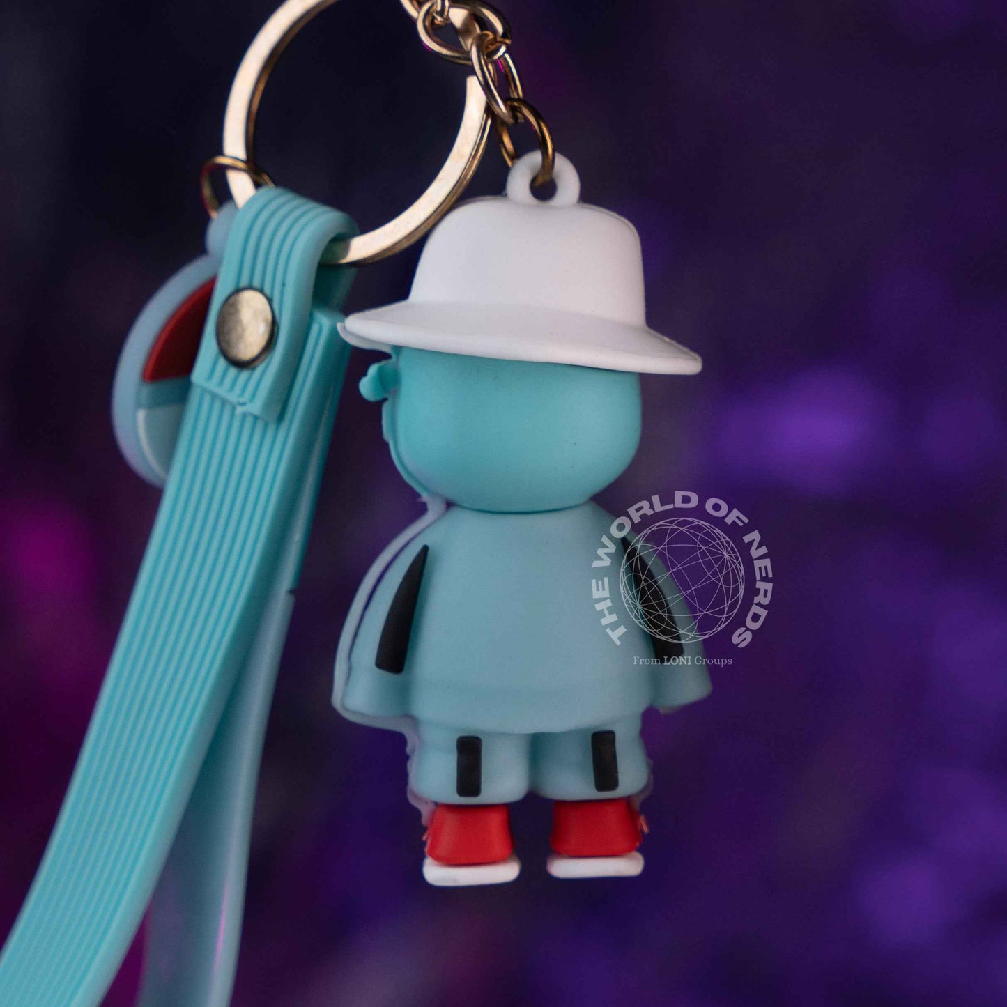 Pokemon Squirtle Keychain in Tracksuit - Adorable Collectible Charm