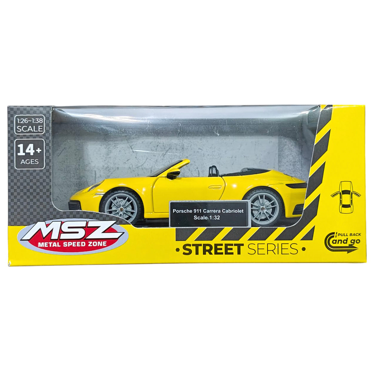 Porsche 911 Carrera Cabriolet Yellow – MSZ - The World Of Nerds