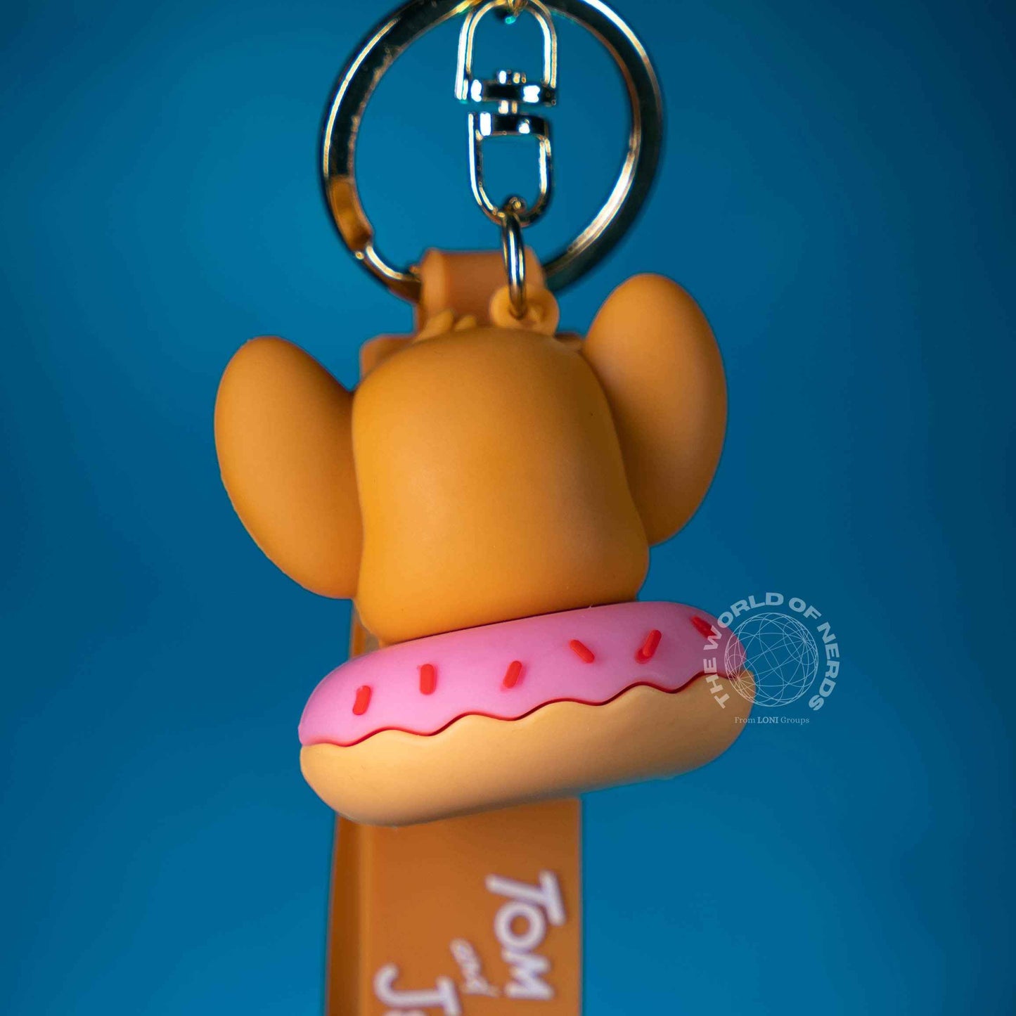 JERRY INSIDE DOUGHNUT KEYCHAIN