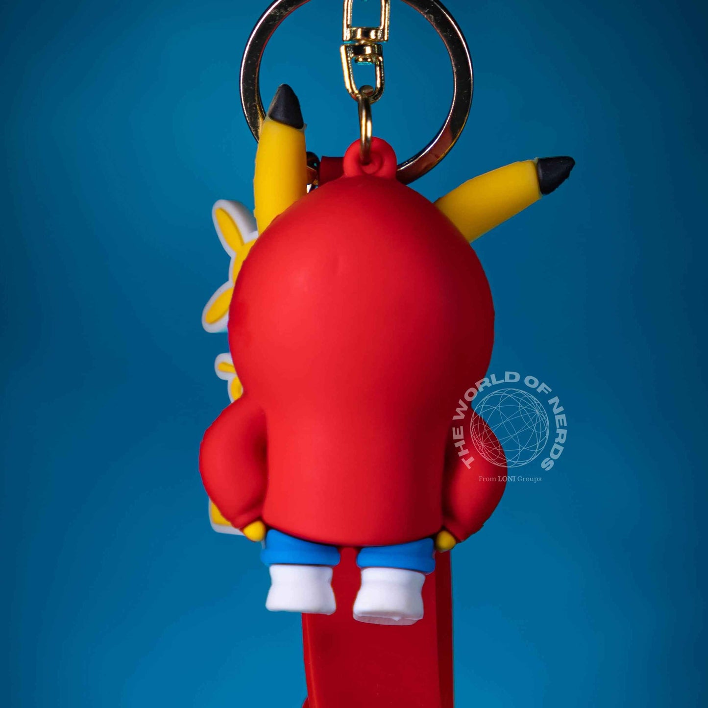 Pikachu Red Coat Keychain - Adorable Accessory for Pokemon Fans