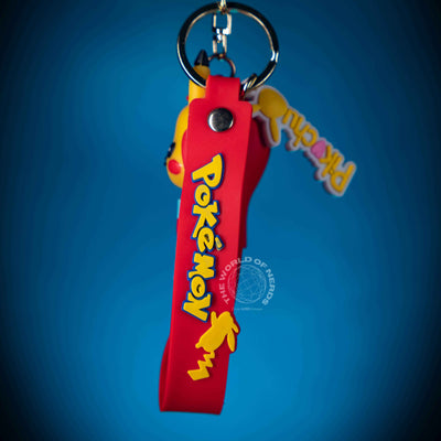 Pikachu Red Coat Keychain - Adorable Accessory for Pokemon Fans - 2