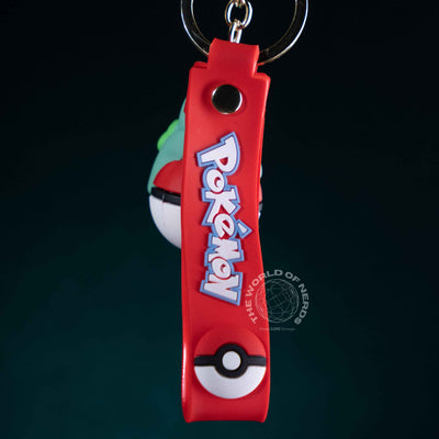 Bulbasaur Pokeball Keychain - Cute Pokémon Accessory - 2