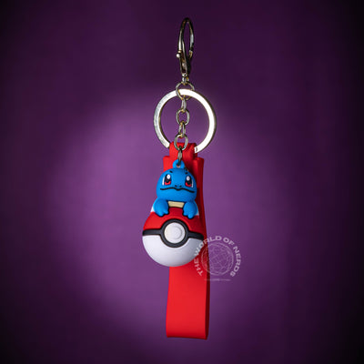 Squirtle Pokeball Keychain - Ultimate Pokémon Collectible for Fans