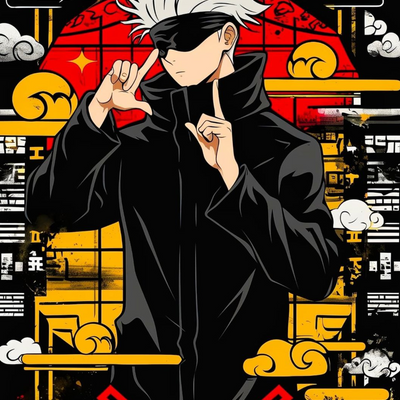 Satoru Gojo – Limitless Sorcerer A3+ HD Wall Poster - 2