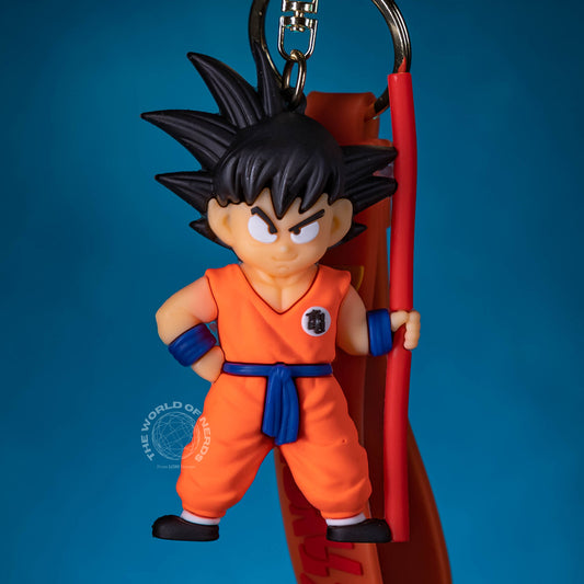 GOKU WITH POWER POLE KEYCHAIN