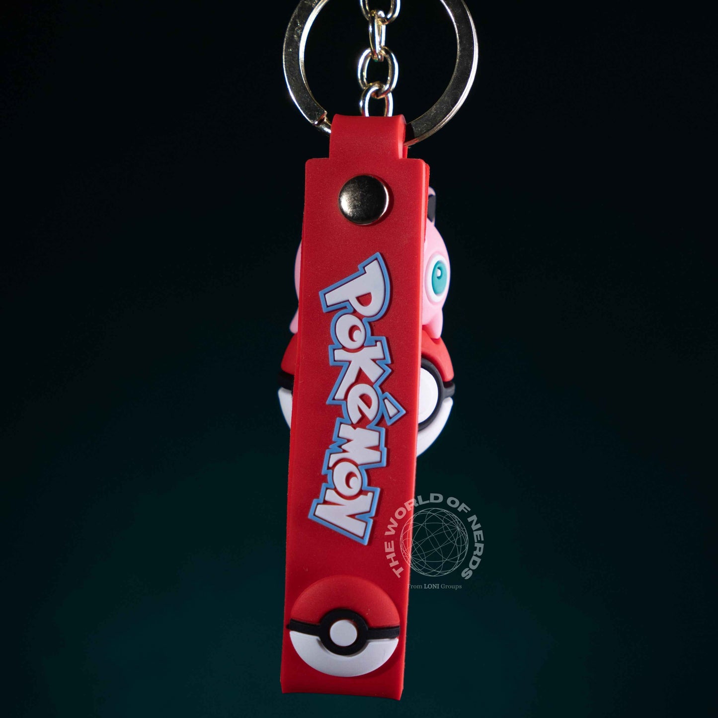 Jigglypuff Pokeball Keychain - Ideal Gift for Pokémon Enthusiasts