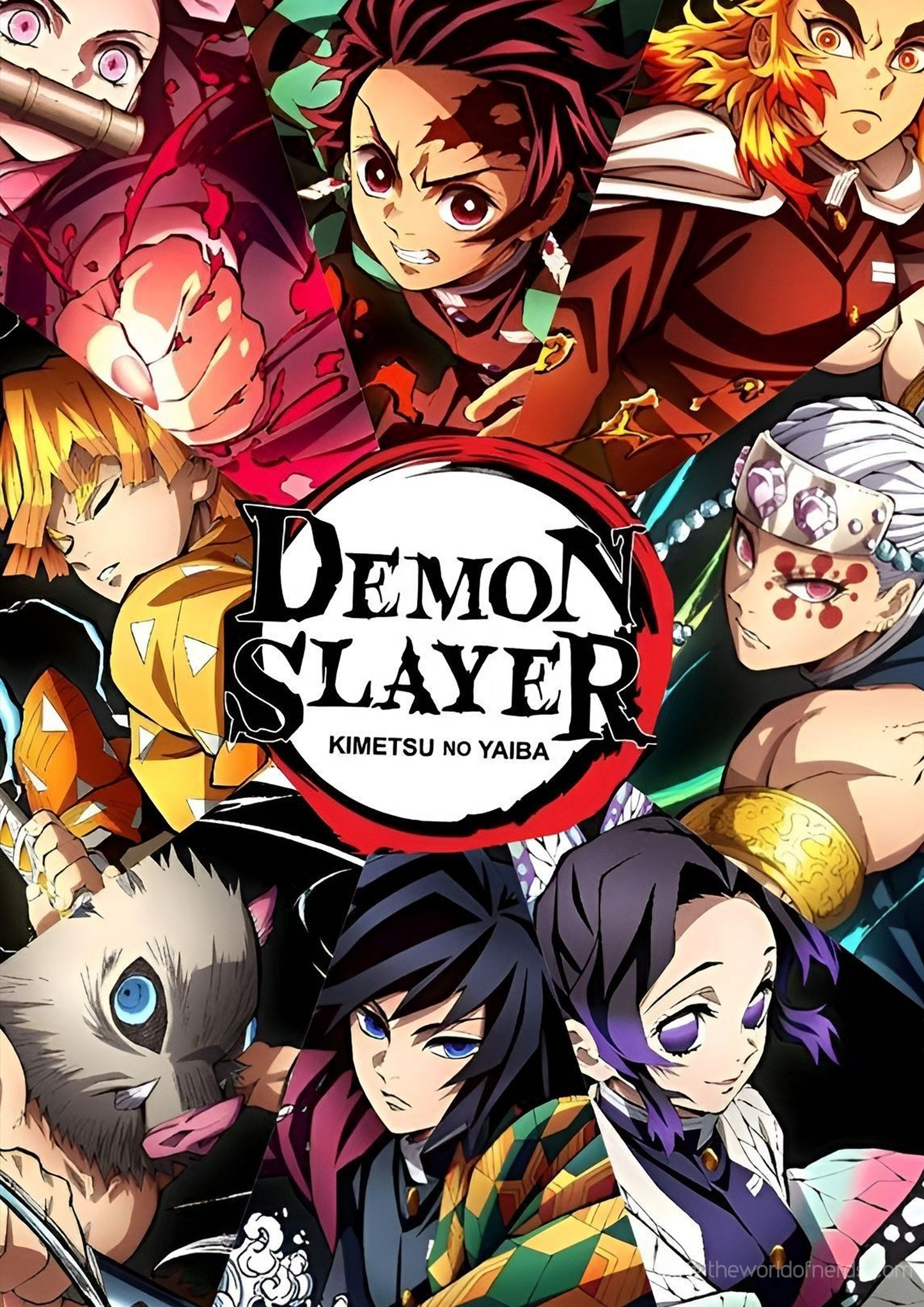 Demon Slayer: Kimetsu no Yaiba – Main Characters A3+ HD Wall Poster - The World Of Nerds