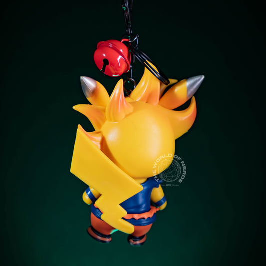 PIKACHU AS GOKU KEYCHAIN