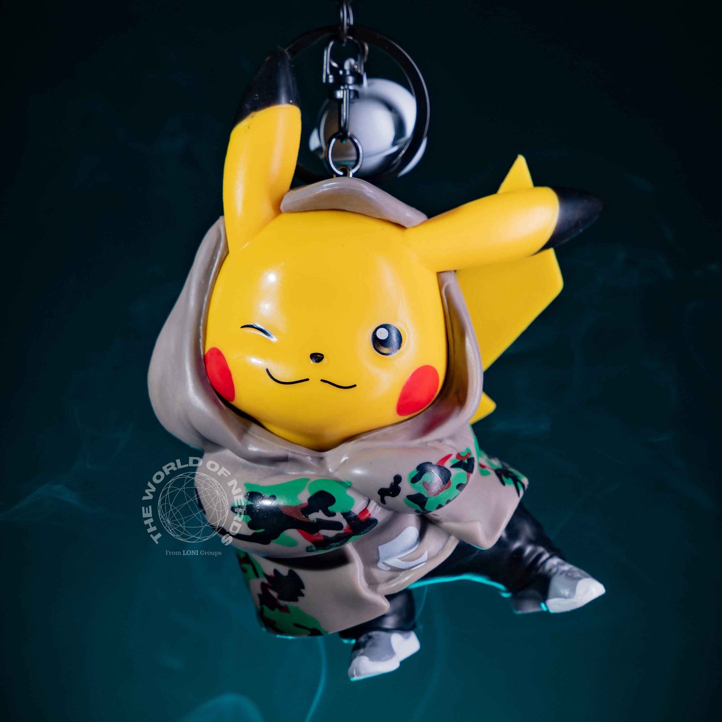 Pikachu Hoody Keychain - Adorable Pokémon Accessory