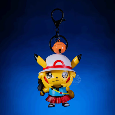 Pikachu Leaf Keychain - Adorable Pokémon Accessory for Everyday Use
