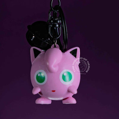 Jigglypuff Keychain - Adorable Pokémon Accessory for Fans - 2